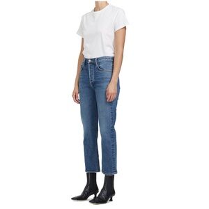 AGOLDE Riley High Rise Straight Leg Crop Jeans - Sz. 23